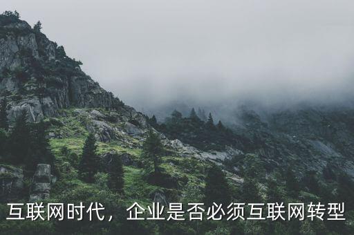 互聯(lián)網(wǎng)時(shí)代，企業(yè)是否必須互聯(lián)網(wǎng)轉(zhuǎn)型