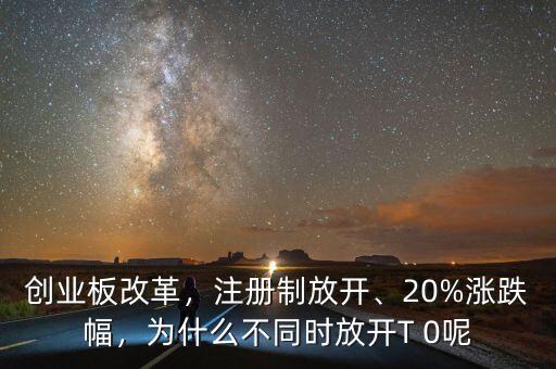 為什么注冊制改革,為什么不同時放開T 0呢