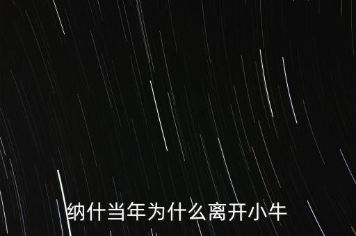 納什當(dāng)年為什么離開小牛