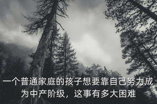 怎么成為中產(chǎn)階級,如何成為中產(chǎn)階級