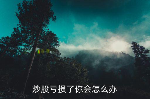 炒股虧損了你會怎么辦