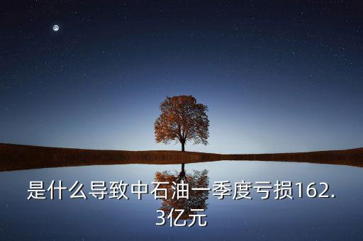 是什么導(dǎo)致中石油一季度虧損162.3億元