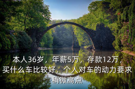 本人36歲，年薪5萬(wàn)，存款12萬(wàn)，買什么車比較好，個(gè)人對(duì)車的動(dòng)力要求稍微高點(diǎn)