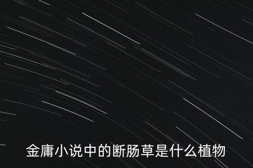 金庸小說(shuō)中的斷腸草是什么植物