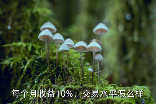 每個月收益10%，交易水平怎么樣