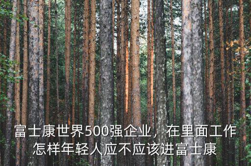 富士康世界500強企業(yè)，在里面工作怎樣年輕人應不應該進富士康