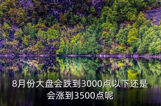 8月份大盤會跌到3000點以下還是會漲到3500點呢