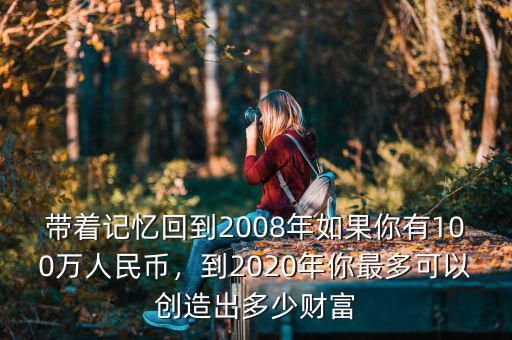 帶著記憶回到2008年如果你有100萬(wàn)人民幣，到2020年你最多可以創(chuàng)造出多少財(cái)富