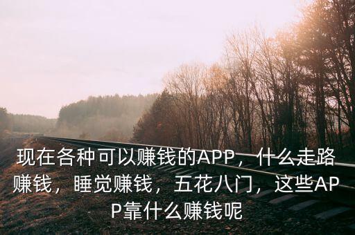 中國(guó)靠什么賺錢,這些APP靠什么賺錢呢