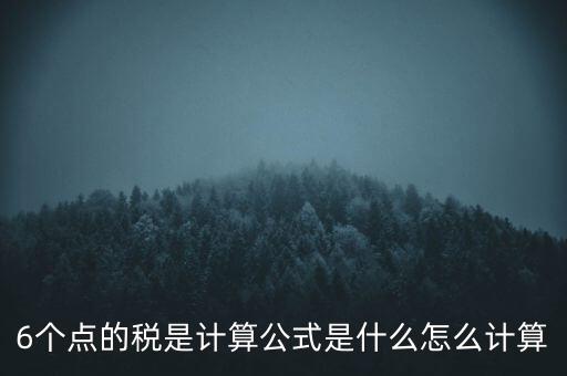 企業(yè)所得稅率6 是什么，企業(yè)所得稅率什么情況是6的