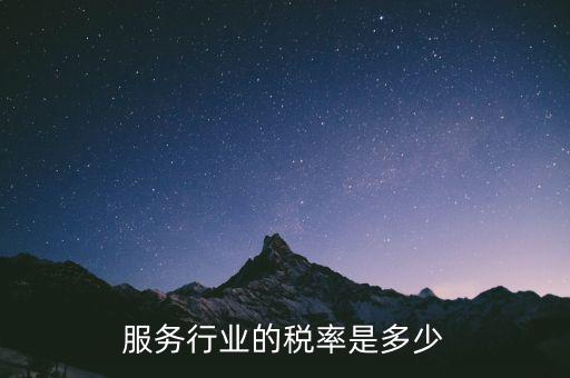 服務(wù)行業(yè)交什么稅，租賃服務(wù)業(yè)要交哪些稅