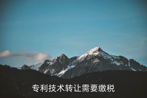 專利特許轉(zhuǎn)讓屬于什么稅目，專利技術(shù)轉(zhuǎn)讓需要繳稅