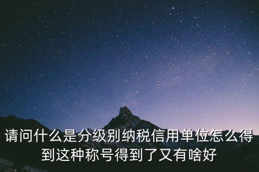 什么是納稅信用等級，納稅信用等級null級是什么意思有什么影響嗎