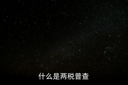 兩稅清查是什么意思，房子的兩稅是什么