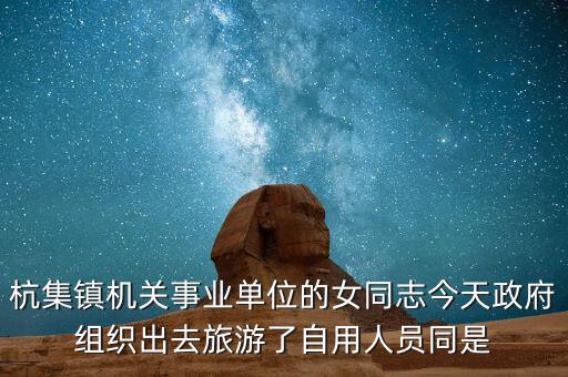 杭集鎮(zhèn)機關(guān)事業(yè)單位的女同志今天政府組織出去旅游了自用人員同是