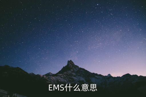 國稅寄ems一般是什么意思，請(qǐng)問郵寄EMS是什么意思