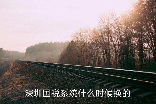 深圳實名辦稅到什么時候止，深圳國稅系統(tǒng)什么時候換的