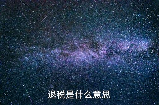 誤收退稅是什么意思，國稅新系統(tǒng)申報界面有一行誤收匯算結(jié)算退稅這個是什么意思啊