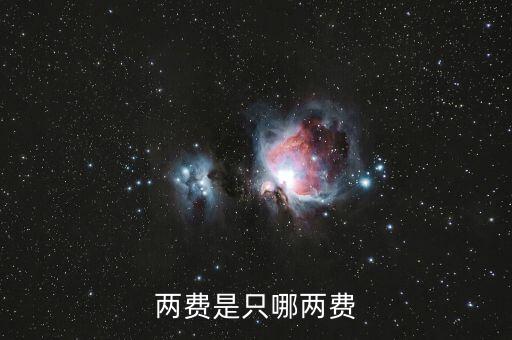 國稅的兩費(fèi)是什么意思，兩費(fèi)是只哪兩費(fèi)