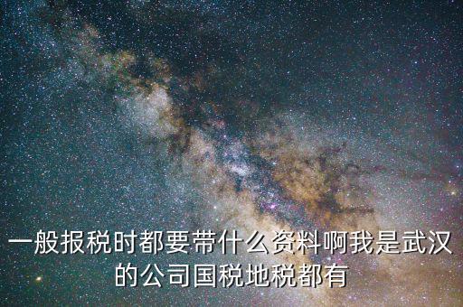 武漢國稅年報(bào)是什么，武漢市地稅國稅報(bào)稅截至日期分別是什么時(shí)候