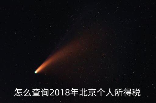 北京如何查納稅記錄，2018年北京個人所得稅繳納記錄查詢?nèi)绾尾?/></a></span><span id=