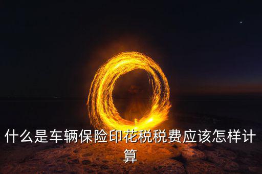 什么是車輛保險印花稅稅費應(yīng)該怎樣計算