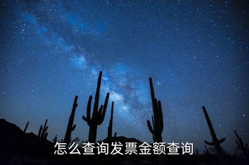 如何查詢發(fā)票額度嗎，怎么查詢發(fā)票金額查詢