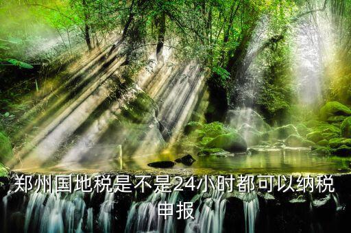 鄭州如何進(jìn)行地稅網(wǎng)上申報(bào)，鄭州國(guó)地稅是不是24小時(shí)都可以納稅申報(bào)