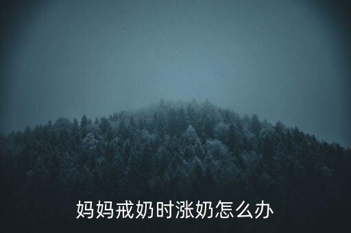 價奶時脹奶怎么辦,寶寶吸不到奶媽媽可借助吸奶器給他續(xù)奶