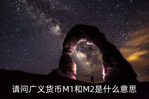 請(qǐng)問廣義貨幣M1和M2是什么意思