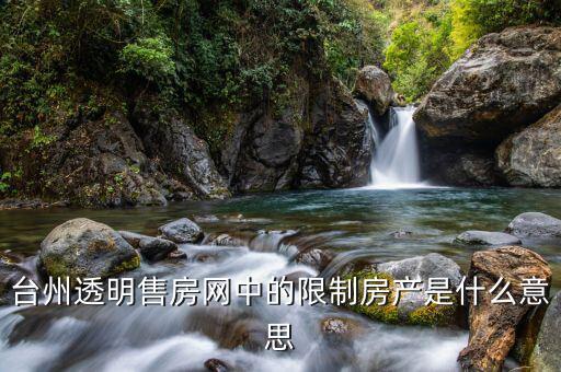 限制房產(chǎn)什么意思，處分限制房是什么意思