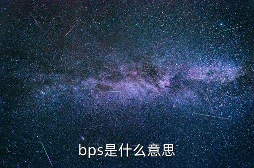 bps是什么意思