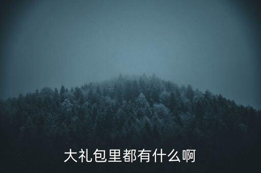 雙匯大禮包中有什么，大禮包里都有什么啊