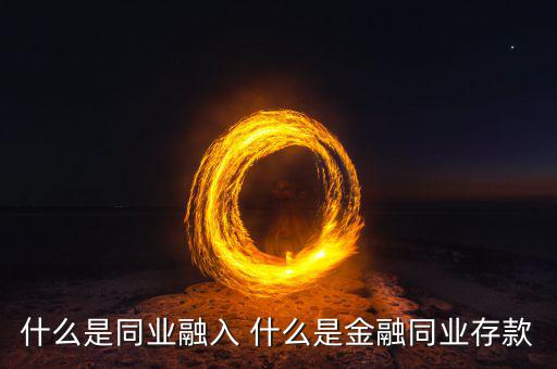 同業(yè)金融是什么意思，什么是同業(yè)融入 什么是金融同業(yè)存款