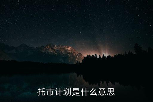 托市糧什么意思，托市計劃是什么意思