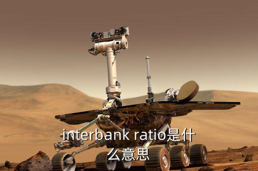 interbank ratio是什么意思