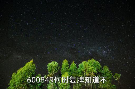 600849何時復牌知道不