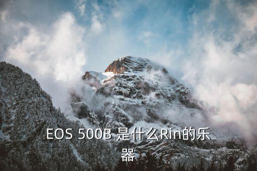 EOS 500B 是什么Rin的樂器