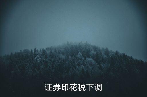 證券印花稅什么時(shí)候調(diào)整，印花稅何時(shí)調(diào)減