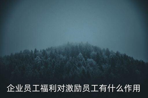 企業(yè)員工福利對激勵員工有什么作用