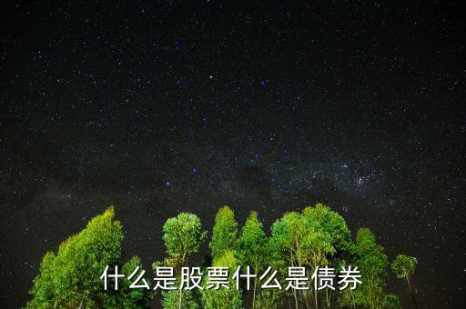 股票債券是什么意思，股票和債券是什么用通俗的語言解釋并各舉一個列子說明