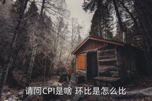 請問CPI是啥 環(huán)比是怎么比