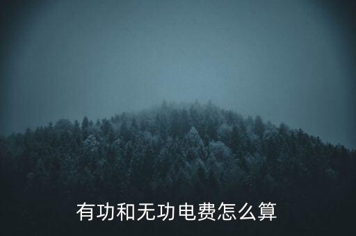 有功和無(wú)功電費(fèi)怎么算