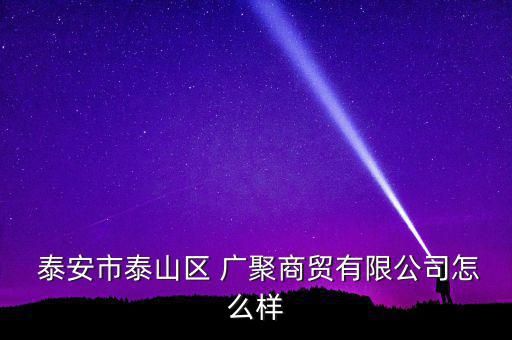 廣聚金融泰安分公司怎么樣,泰山金融控股集團有限公司可靠