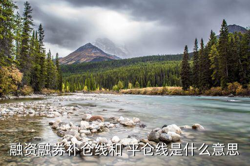 融資融券補(bǔ)倉線和 平倉線是什么意思