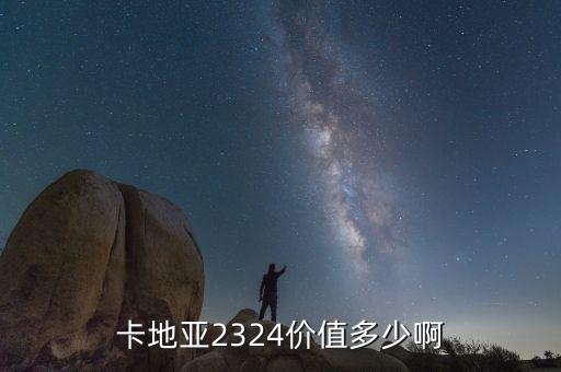 卡地亞2324價(jià)值多少啊