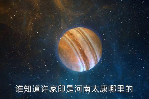 許家印為太康做了什么，誰知道許家印是河南太康哪里的