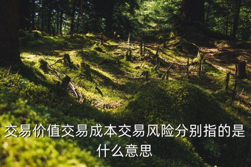 交易成本是什么，什么是交易費(fèi)用