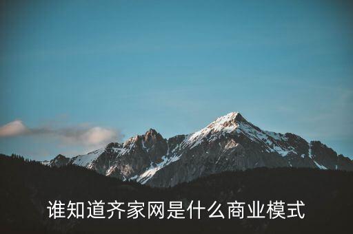 齊家網(wǎng)盈利模式是什么，齊家網(wǎng)是以什么方式成為行業(yè)大佬的有人可以簡單闡述一下嗎  搜