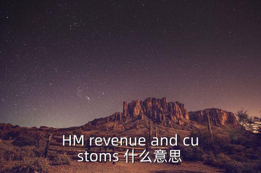 hmrc是英國的什么機構(gòu)，HM revenue and customs 什么意思